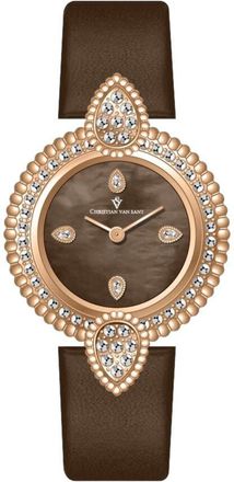 Christian Van Sant Valor Brown Dial Ladies Watch CV1275
