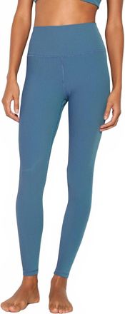 Spiritual Gangster Lotus 2-Tone 7/8 Legging In Vintage Indigo