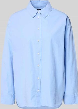 Review Basic Hemd aus Baumwolle mit Hemdblusenkragen in Bleu, Gr&ouml;&szlig;e XL