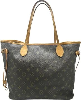 Louis Vuitton Pre-owned Tote Bags, female, Brown, Size: ONE SIZE Pre-owned Canvas shoulder-bags
