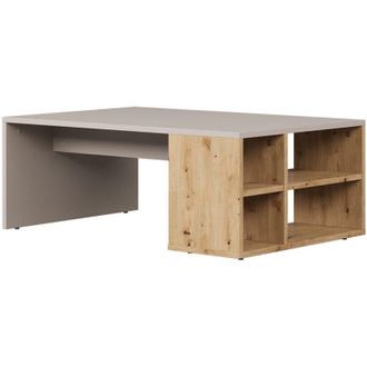 Vicco Tavolino da salotto Danny, Cachemire, 90 x 60 cm con ripiani, Vicco