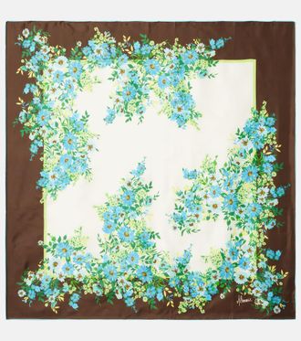 Alemais Alémais Floral silk scarf