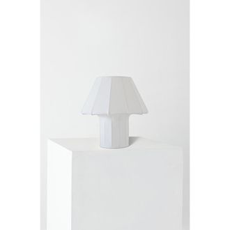 Brightech Celeste 12.6 LED Lightweight Table Lamp with Resin Fabric Shade, Bulb Included in Off-White at Nordstrom