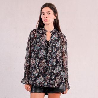 Molly Bracken Blouse in bedrukte voile