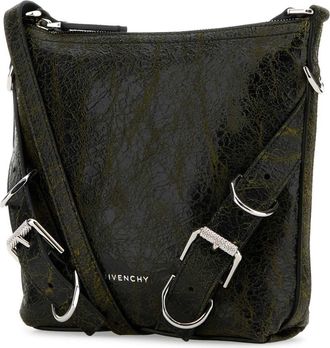 Givenchy Mens Voyou Crossbody Bag Black Calf