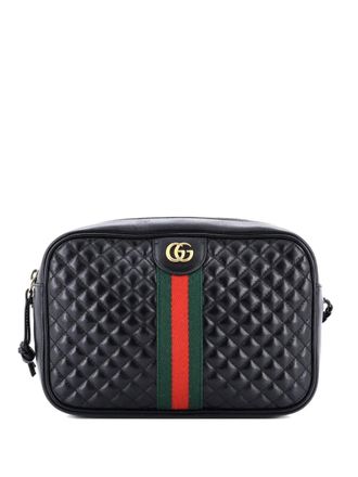 Gucci Borsa a tracolla piccola in pelle trapuntata - Nero