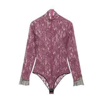 Valentino Garavani Dames, Tops, Paars, Maat: M
