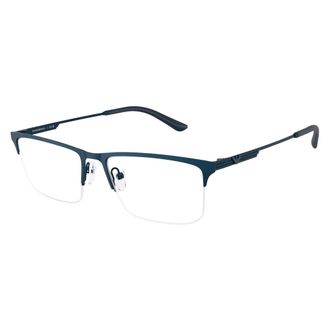Emporio Armani Glasses, male, Blue, 57 MM, Stylish Eyeglasses Ea1177 Color 3424