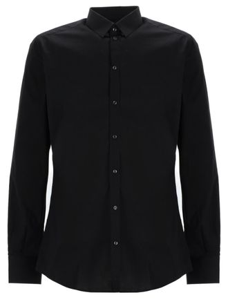 Dolce & Gabbana Black Slim Solid Shirt