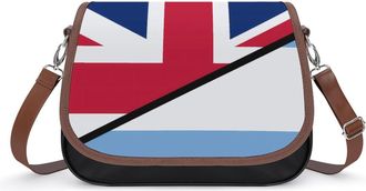 Generic Argentina And United Kingdom Flag Fashion Womens Crossbody Bags Novelty Handbag Shoulder Bag Purse