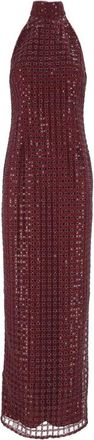 Rotate ROTATE Birger Christensen - Vestito lungo con perline - Dresses - Mujer - Rojo - M