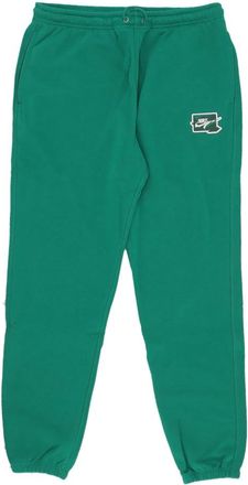 Nike French Terry Cuff Joggingbroek - Heren - Trainingsbroeken - Groen - L - Katoen - Fitness