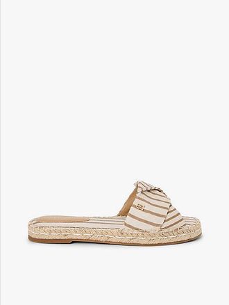 Tommy Hilfiger Mules de lona con monograma TH