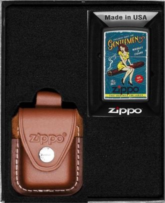 OEM Juego De Regalo De Encendedor Zippo Cigar Girl N.&ordm; 2