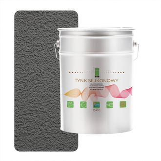 OEM Yeso De Silicona Para Fachadas Exteriores, Gris Ahumado, 1,5 Mm De Espesor, 15 Kg