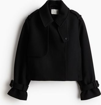 H&M Trenchjacke - Schwarz