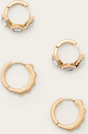 AllSaints Elora Mixed Hoop Earring Set