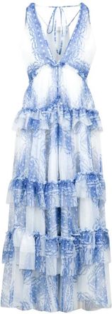 Philosophy di Lorenzo Serafini Maxi Jurk - Dames - Maxi kleedjes - Veelkleurig - XS - Kleedjes