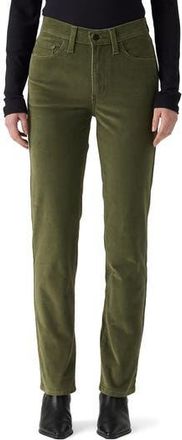 Levi's 724 High Waist Straight Leg Corduroy Jeans in Ivy Green at Nordstrom Rack, Size 29 30