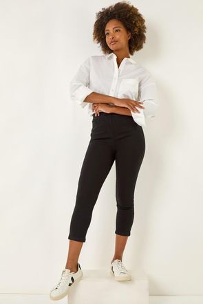 Roman Shape Enhance Stretch Crop Jeggings