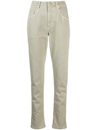 Brunello Cucinelli Straight pantalon - Groen