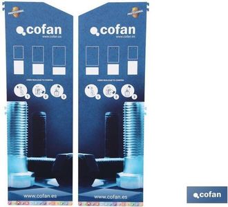 cofan Laterales Para Expositor Gondola 400 X 1450 Mm (2 Piezas)