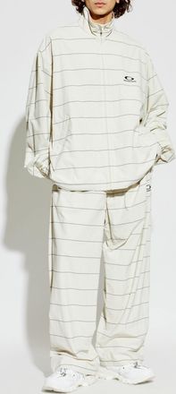 Balenciaga Jacket With A Stand-up Collar, Mens, Cream