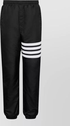 Thom Browne drawcord waist track pants with four stripes
