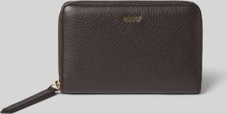 Abro Abro Portemonnaie mit Label-Detail in Dunkelbraun, Größe 1