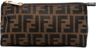 Fendi Pre-owned Fendi Zucca Canvas Pouch Ladies VXWDRC1PW12YPZ87
