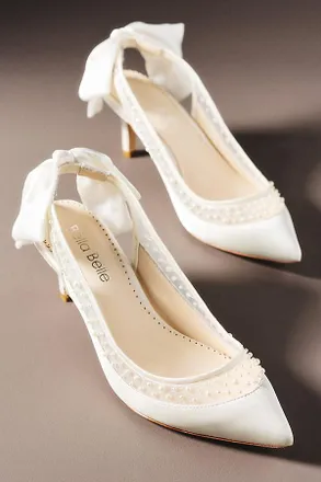 Bella Belle Georgie Pearl Slingback Heels
