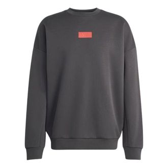 adidas Audi Revolut F1 Team Elevated Crew Sweatshirt Utility Black Hi-Res Red KS7553
