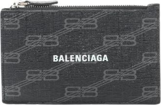 Balenciaga Pre-owned Wallets, male, Black, Size: ONE SIZE Pre-owned Cash PVC Coin Case