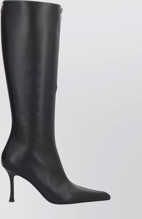 Alexander Wang leather knee-high heeled boots