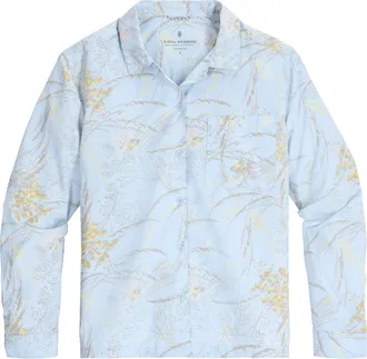 Royal Robbins Womens Expedition III Long Sleeve Shirt Blue XS