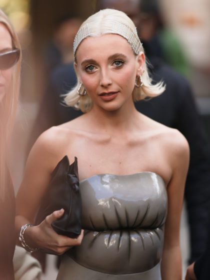 Emma Chamberlain has the perfect green kitchen