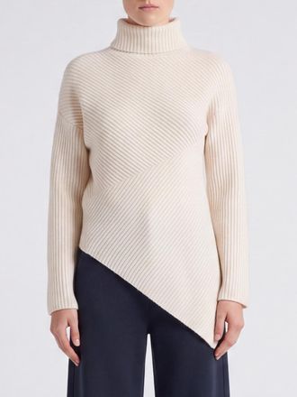 Alaia Maglione a dolcevita asimmetrico in lana e cashmere Ala&Iuml;a