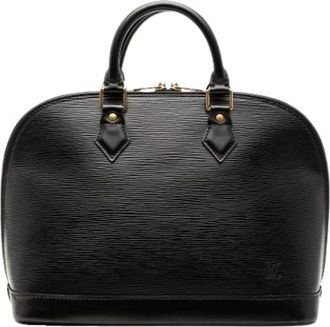 Louis Vuitton Pre-owned Handbags, female, Black, Size: ONE SIZE Pre-owned Alma PM