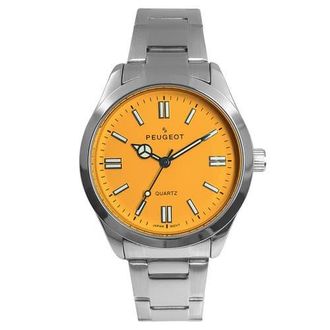 Peugeot Sport Stainless Steel Bracelet Watch- 36MM in Yellow at Nordstrom