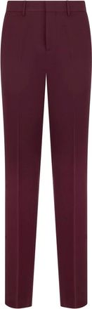 Moschino Broeken, Heren, Bruin, M, Wol, Klassieke slim fit broek
