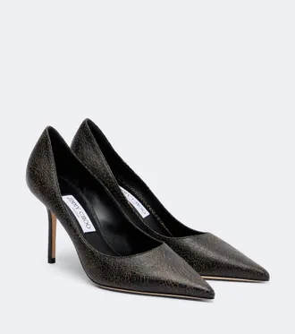 Jimmy Choo London Love leather pumps