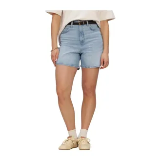 Lee Dames, Korte broeken, Blauw, Maat: W30 Denim