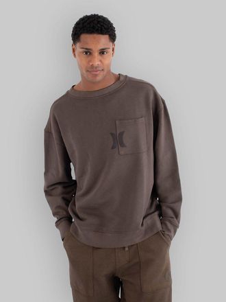 Hurley Hurley Craft Pocket Crew 2.0 Sweater braun