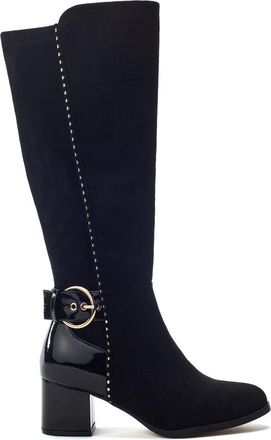 Moda in Pelle Moda in Pelle Womens Sameena Black Boots Faux Leather - Size EU 40