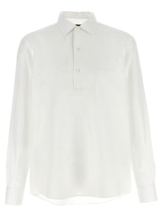 Ermenegildo Zegna: White Long Sleeve Shirts now up to −67