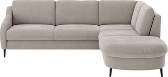 Sit&more Ecksofa »Soul L-Form« wahlweise mit Bettfunktion und Bettkasten oder Schubkasten