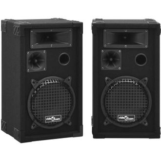vidaXL Altavoces Pasivos Escenario Profesional Hifi 2 Uds 800 W Negro Vidaxl