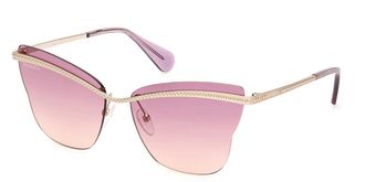 Max & Co. MO0103 32Z Womens Sunglasses Gold Size 60
