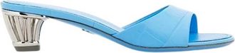 Ferragamo Arya 40 Cage Heel Mules, Size 10 C