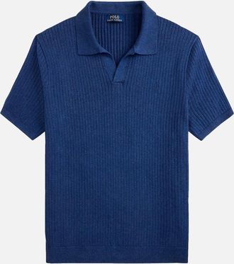 Polo Ralph Lauren Mens Polo Ralph Lauren SS Polo Sweater 001 Rustic Navy Heather - Size: 38